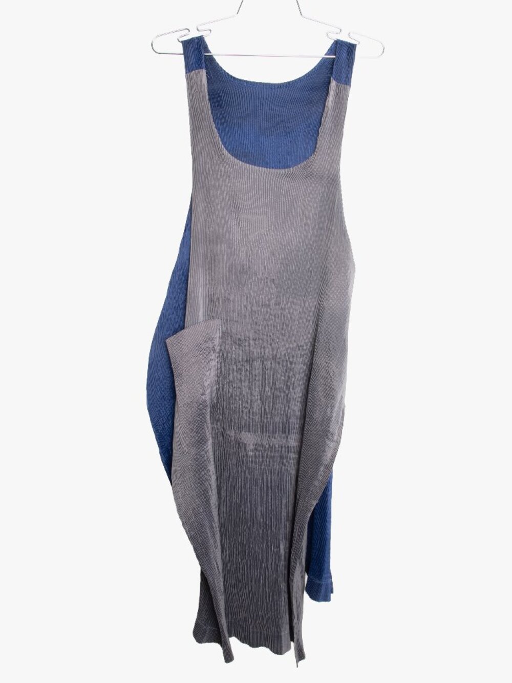 Issey Miyake Reversible Pleated Apron Dress